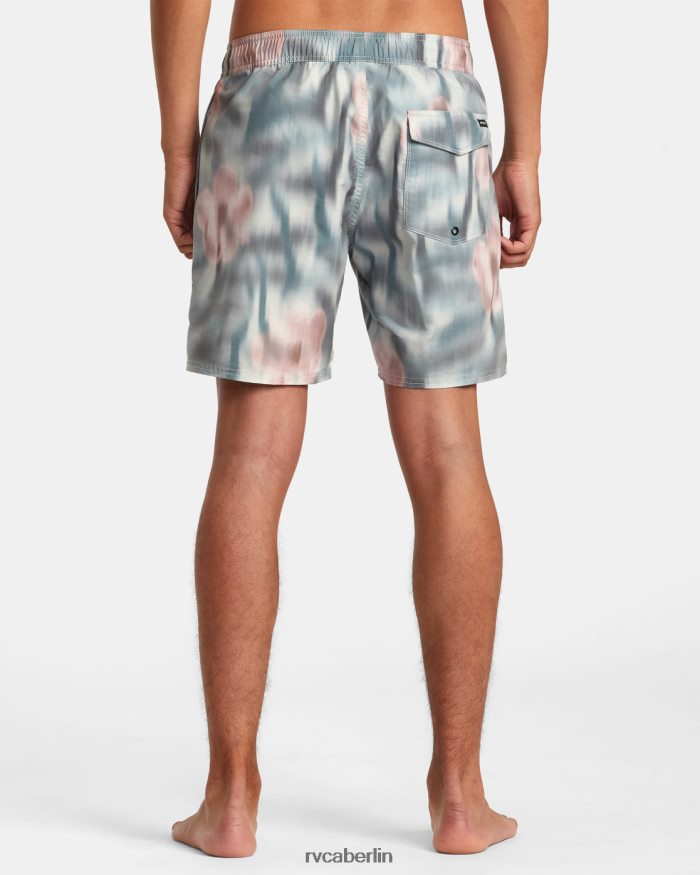 RVCA Perry 17 Boardshorts mit elastischem Bund BF4L8X209 Böden bleichen unisex