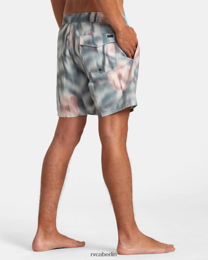 RVCA Perry 17 Boardshorts mit elastischem Bund BF4L8X209 Böden bleichen unisex