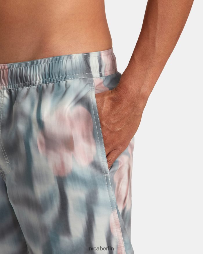 RVCA Perry 17 Boardshorts mit elastischem Bund BF4L8X209 Böden bleichen unisex