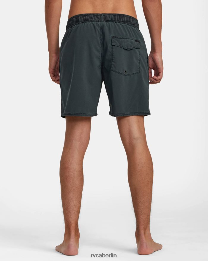 RVCA Va Pigment Boardshorts mit elastischem Bund 17 BF4L8X744 Böden Schwarz unisex