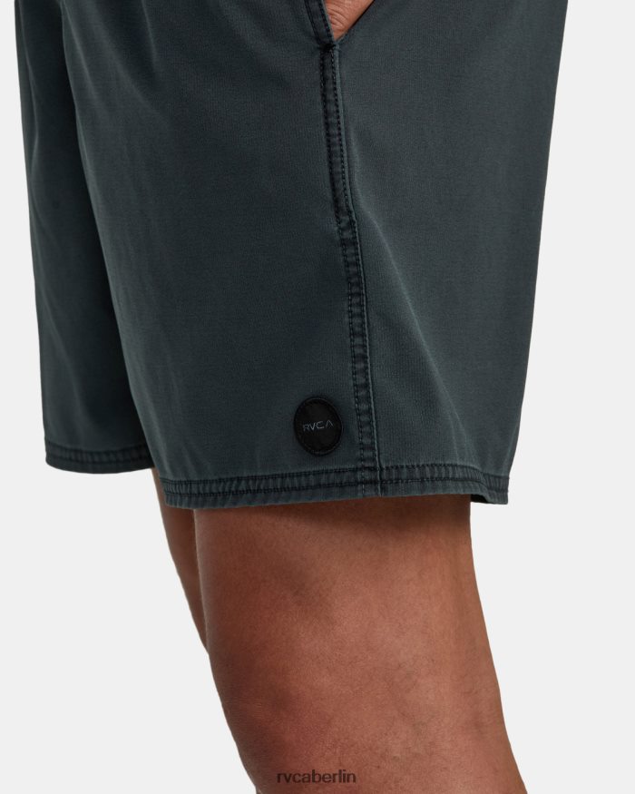 RVCA Va Pigment Boardshorts mit elastischem Bund 17 BF4L8X744 Böden Schwarz unisex
