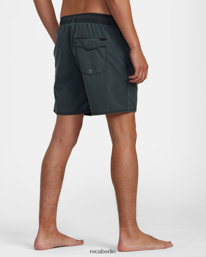 RVCA Va Pigment Boardshorts mit elastischem Bund 17 BF4L8X744 Böden Schwarz unisex