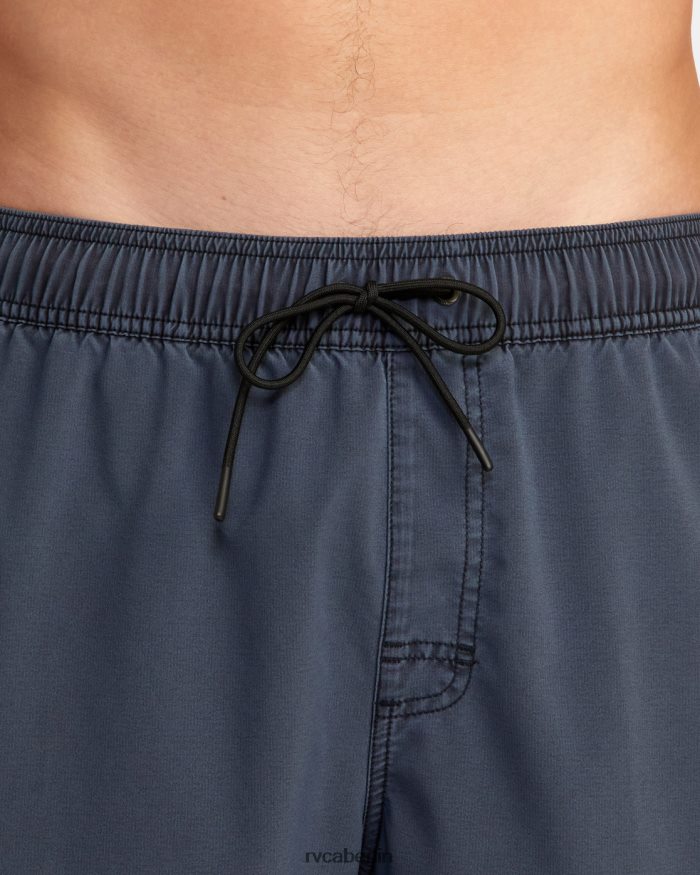 RVCA Va Pigment Boardshorts mit elastischem Bund 17 BF4L8X757 Böden neue Marine unisex