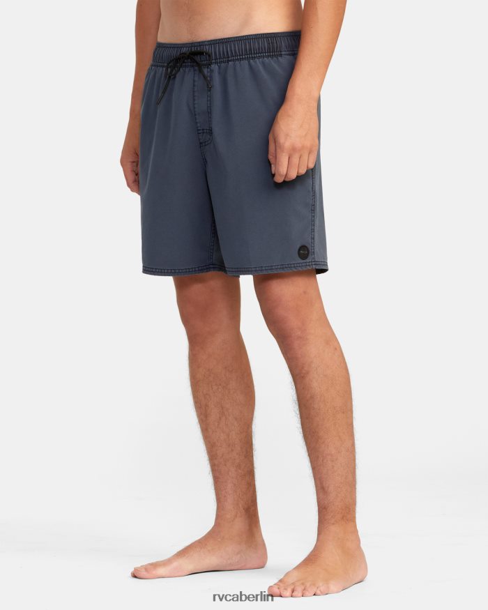 RVCA Va Pigment Boardshorts mit elastischem Bund 17 BF4L8X757 Böden neue Marine unisex