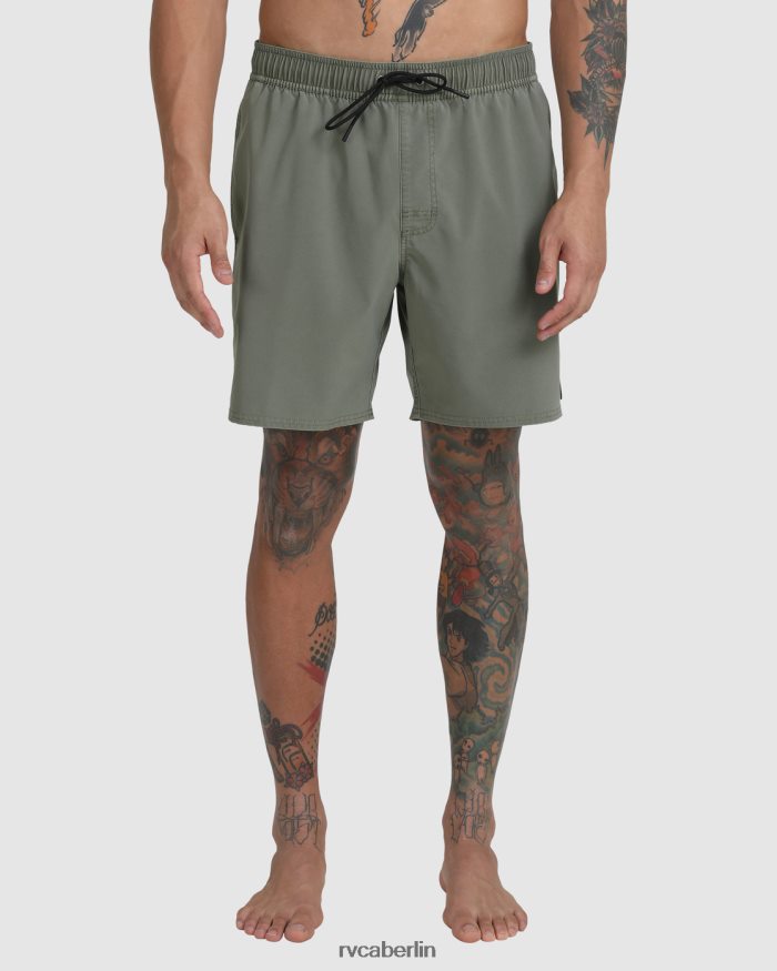 RVCA Va Pigment Boardshorts mit elastischem Bund 17 BF4L8X906 Böden Aloe unisex