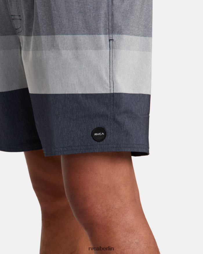 RVCA Westport Yarndye Boardshorts mit elastischem Bund 17 BF4L8X39 Böden stimmungsvolles Blau unisex