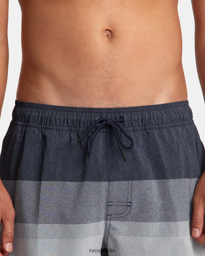 RVCA Westport Yarndye Boardshorts mit elastischem Bund 17 BF4L8X39 Böden stimmungsvolles Blau unisex