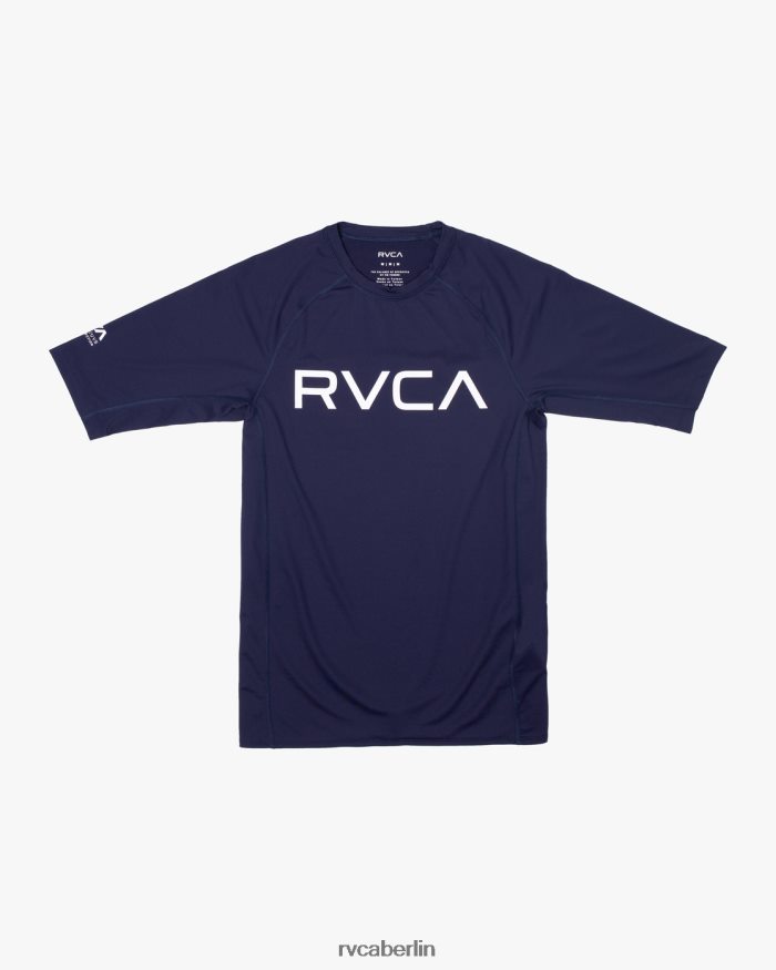 RVCA Kurzarm-Rashguard BF4L8X591 Kleidung Marine unisex