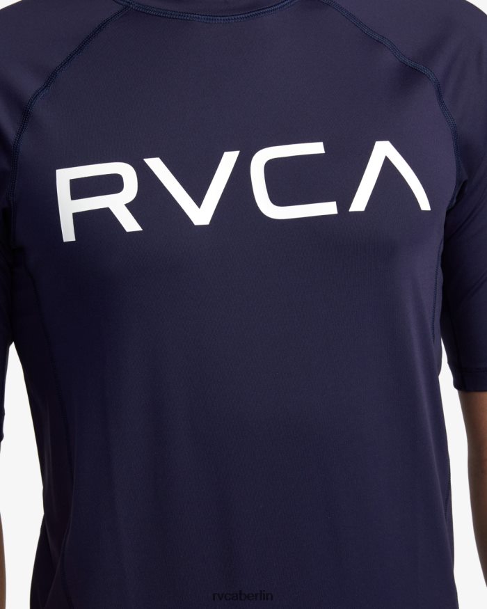 RVCA Kurzarm-Rashguard BF4L8X591 Kleidung Marine unisex
