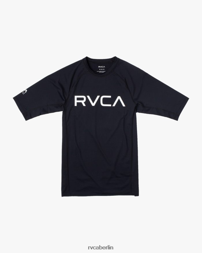 RVCA Kurzarm-Rashguard BF4L8X603 Kleidung Schwarz unisex
