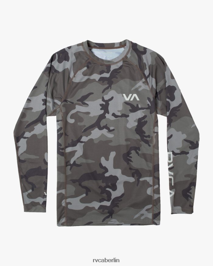 RVCA Langarm-Rashguard BF4L8X625 Kleidung Tarnung unisex