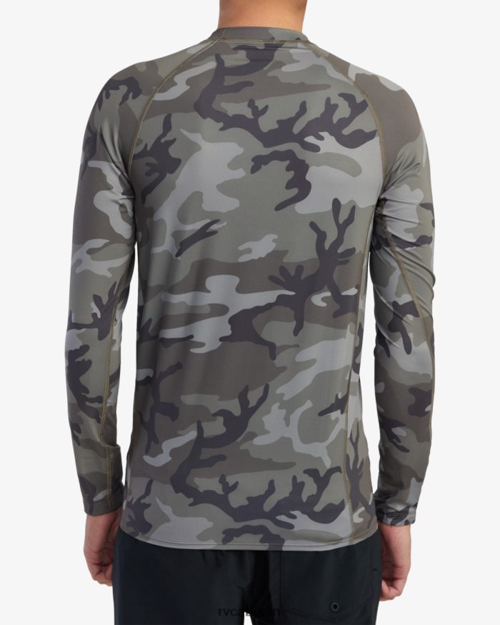 RVCA Langarm-Rashguard BF4L8X625 Kleidung Tarnung unisex