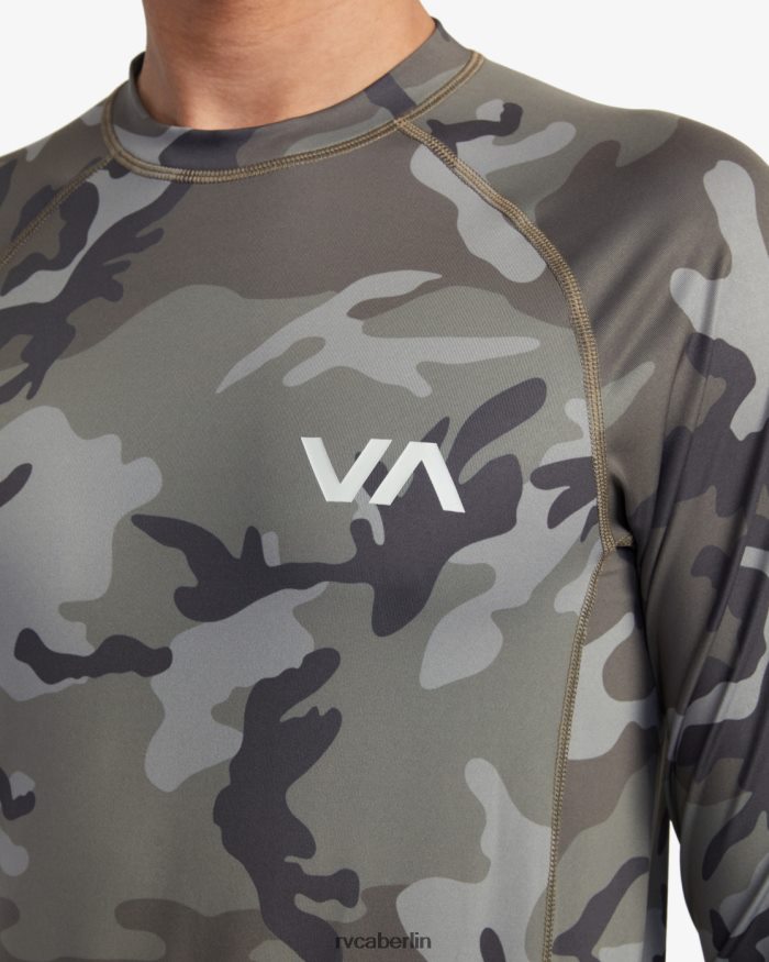 RVCA Langarm-Rashguard BF4L8X625 Kleidung Tarnung unisex