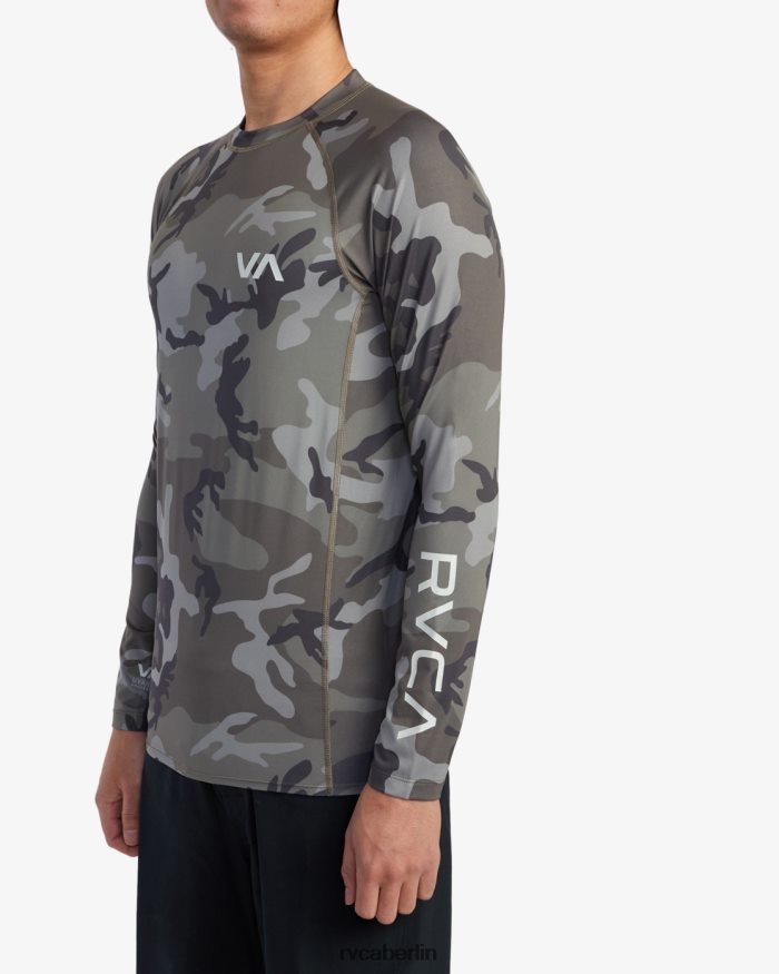 RVCA Langarm-Rashguard BF4L8X625 Kleidung Tarnung unisex
