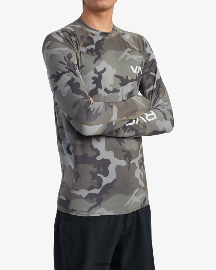 RVCA Langarm-Rashguard BF4L8X625 Kleidung Tarnung unisex