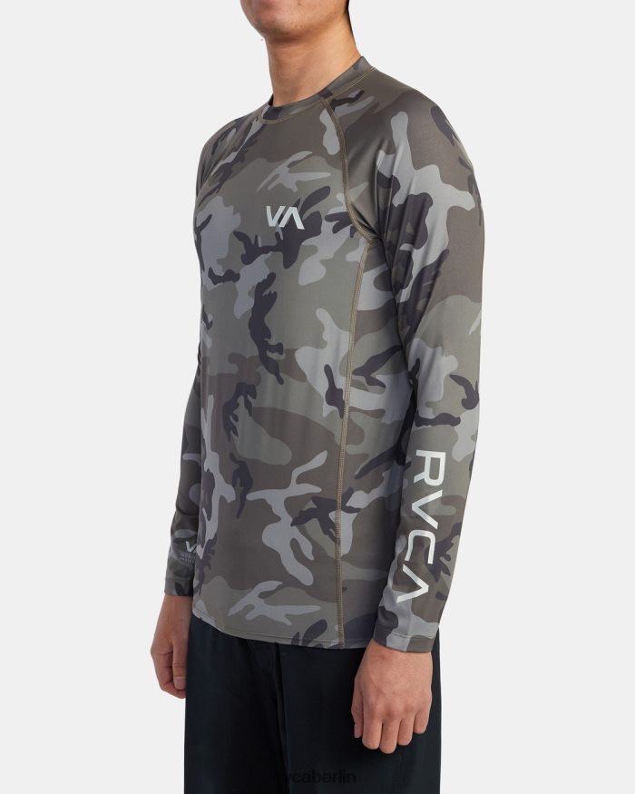 RVCA Langarm-Rashguard BF4L8X625 Kleidung Tarnung unisex