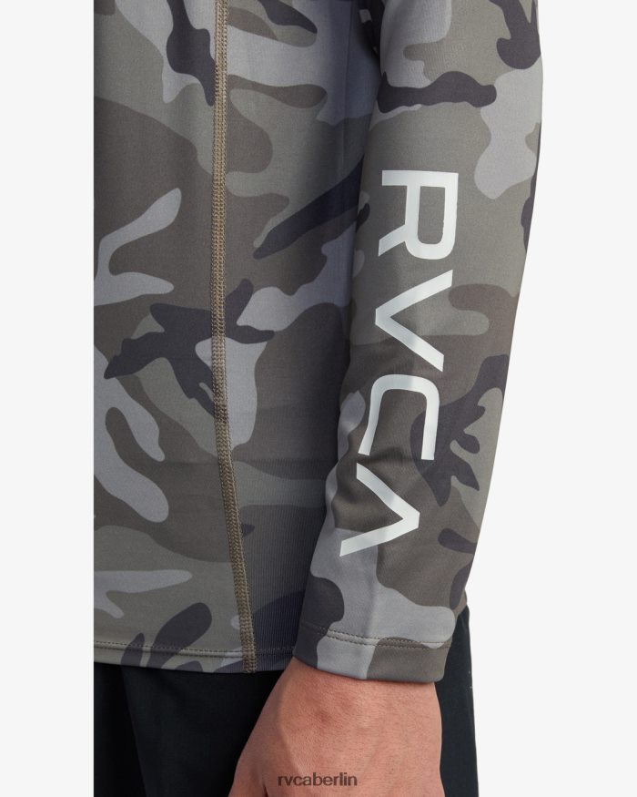 RVCA Langarm-Rashguard BF4L8X625 Kleidung Tarnung unisex