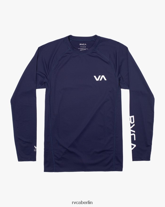 RVCA Langarm-Rashguard BF4L8X632 Kleidung Marine unisex