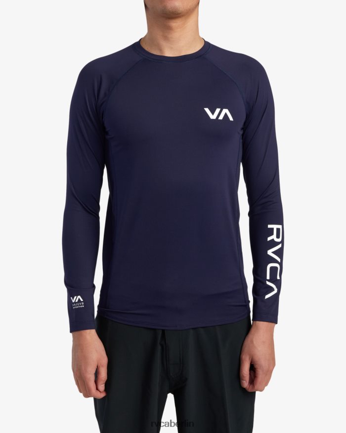 RVCA Langarm-Rashguard BF4L8X632 Kleidung Marine unisex