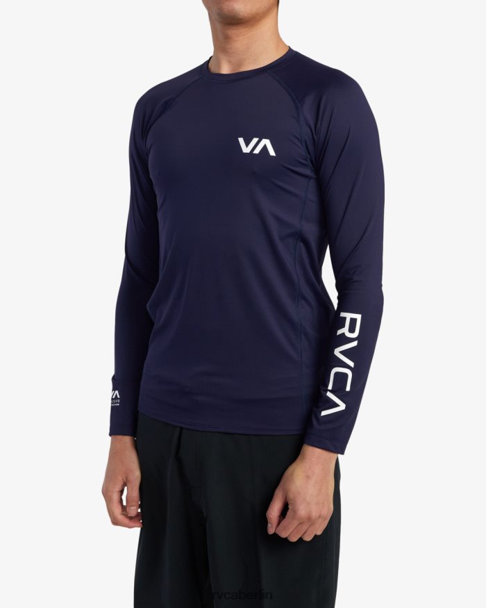 RVCA Langarm-Rashguard BF4L8X632 Kleidung Marine unisex