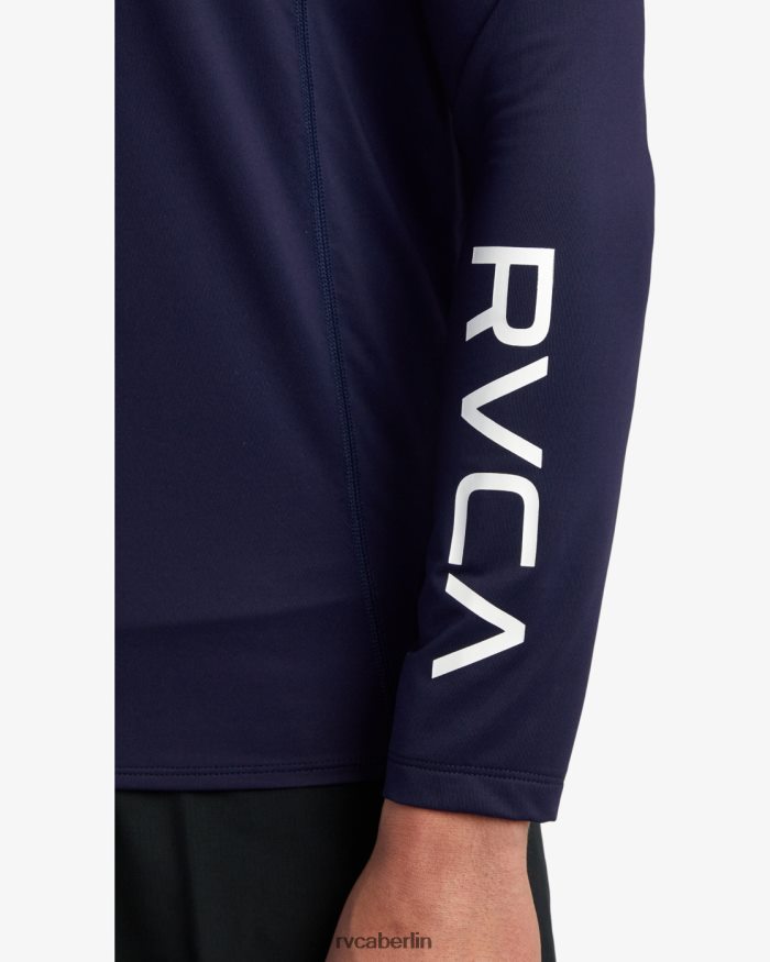 RVCA Langarm-Rashguard BF4L8X632 Kleidung Marine unisex