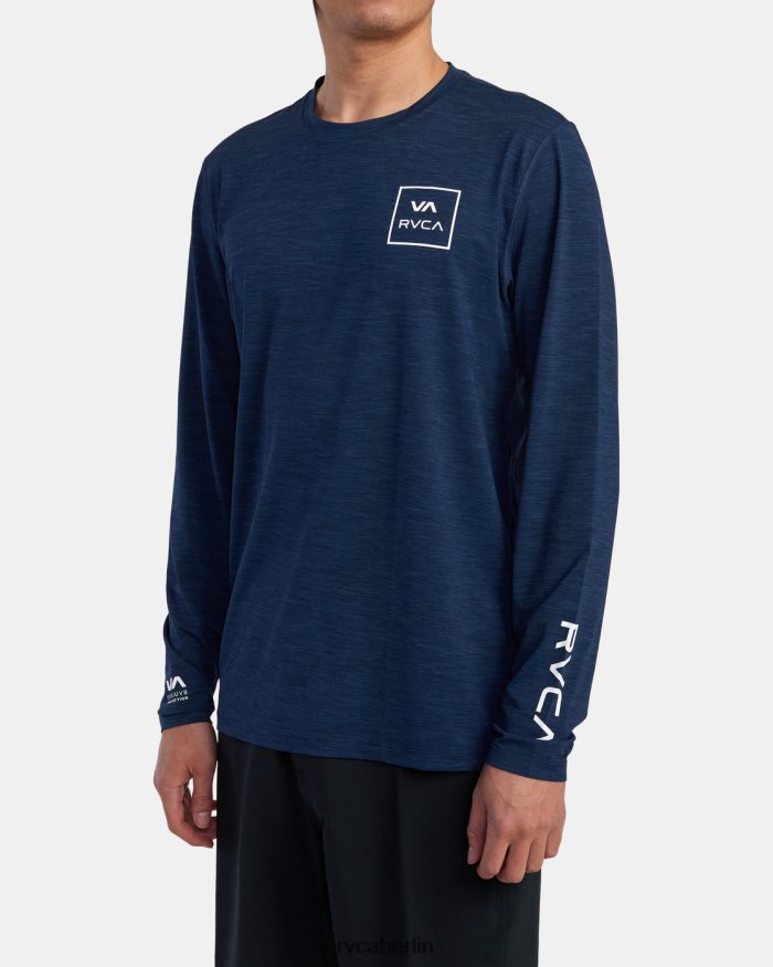 RVCA Langarm-Rashguard BF4L8X633 Kleidung Marineblau unisex