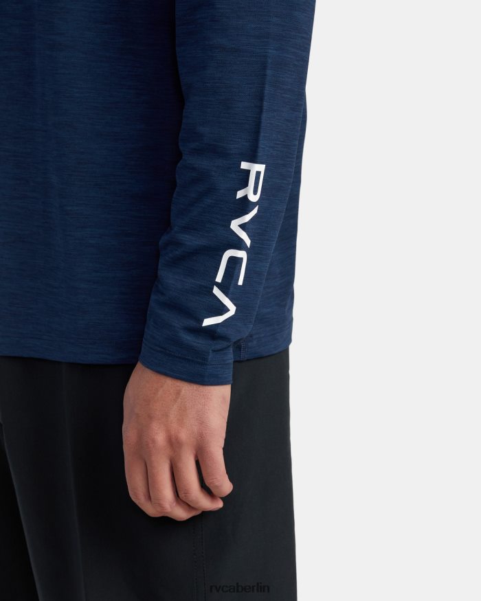 RVCA Langarm-Rashguard BF4L8X633 Kleidung Marineblau unisex