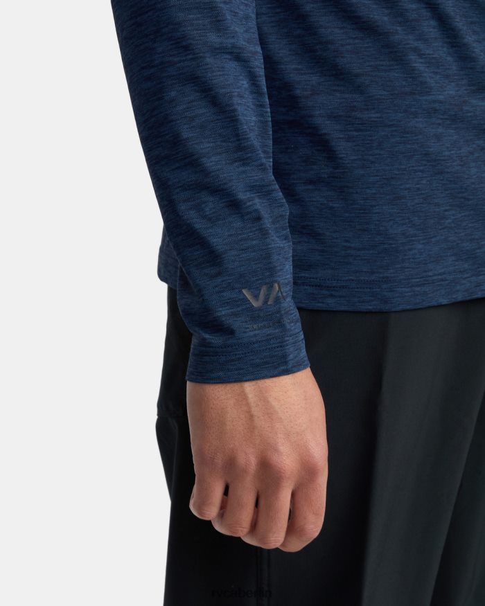 RVCA Rashguard-Hoodie mit Surf-Print BF4L8X590 Kleidung Marineblau unisex