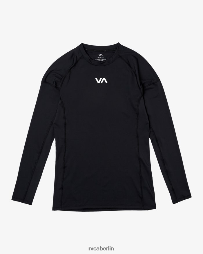 RVCA Va Sport Langarm-Rashguard BF4L8X886 Kleidung Schwarz unisex