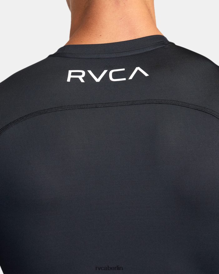 RVCA Va Sport Langarm-Rashguard BF4L8X886 Kleidung Schwarz unisex